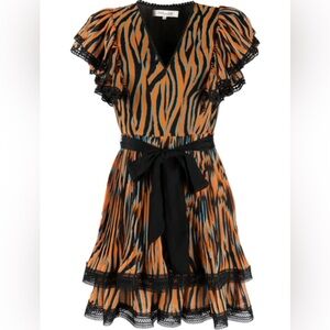 Diane von Furstenberg Pippa Animal-Print Mini Dress